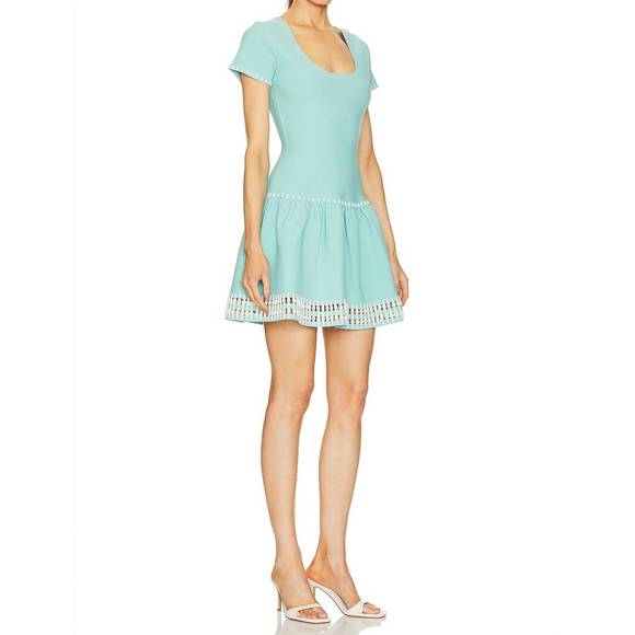 NEW ALEXIS lorie mini dress in blue - Picture 2 of 3